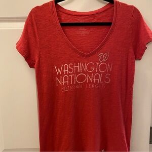 47 brand Washington Nationals V-Neck T-Shirt